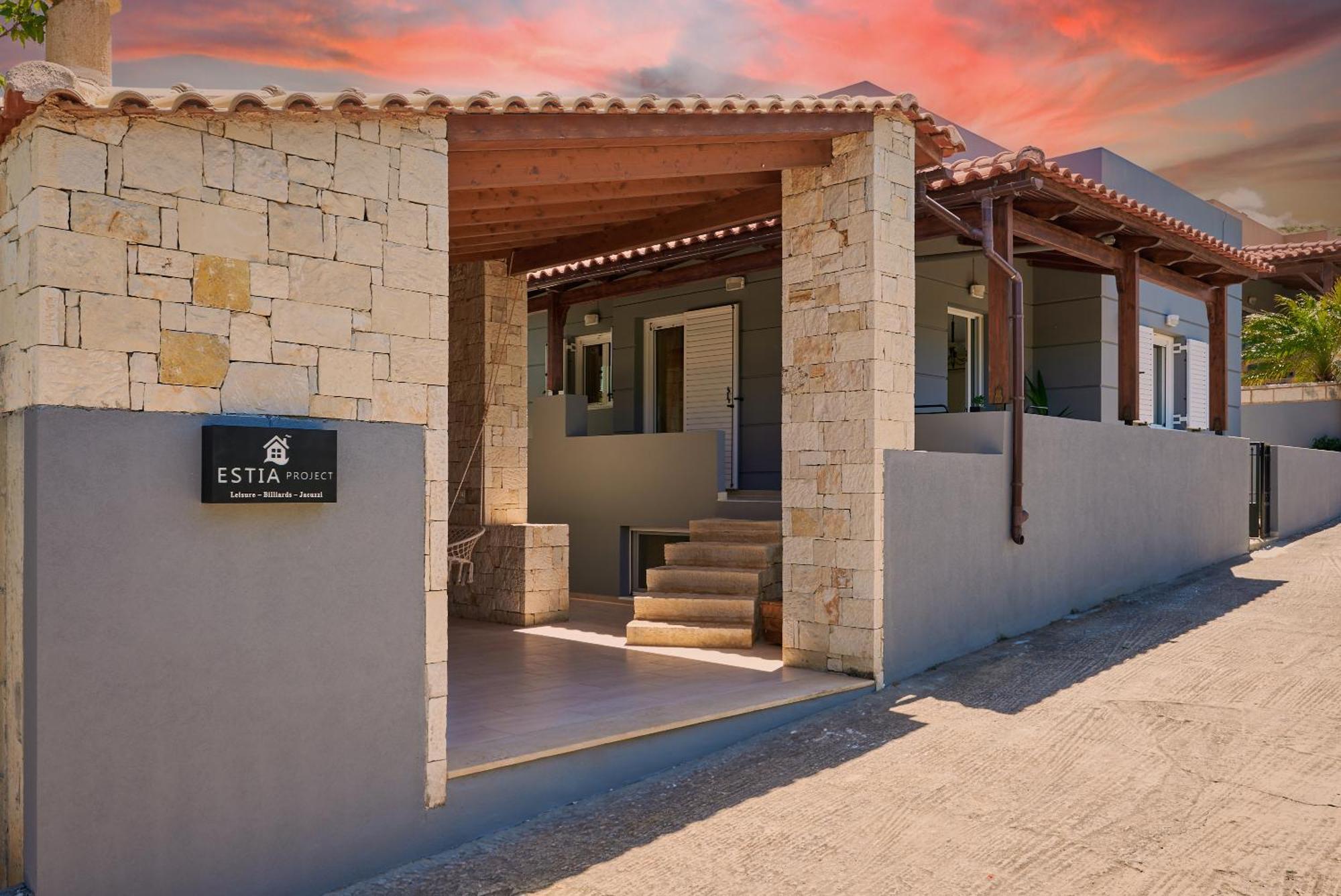 וילה Estia Project, Leisure - Billiards - Jacuzzi *